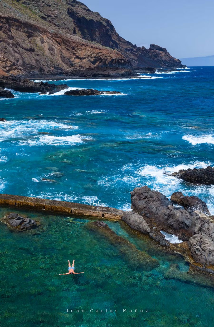 Piscinas de La Fajana, en la Costa de Barlovento.