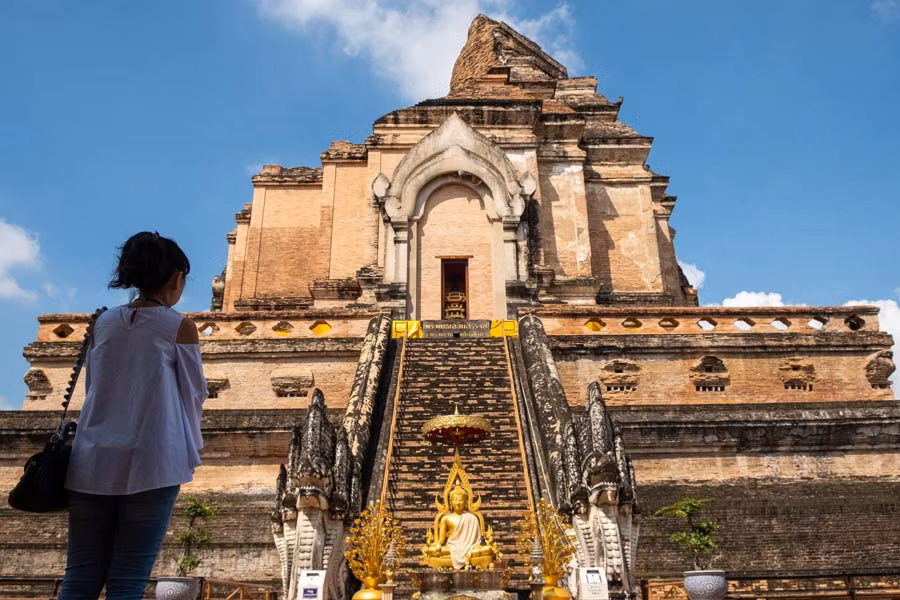 Wat Chedi Luang en Chiang Mai