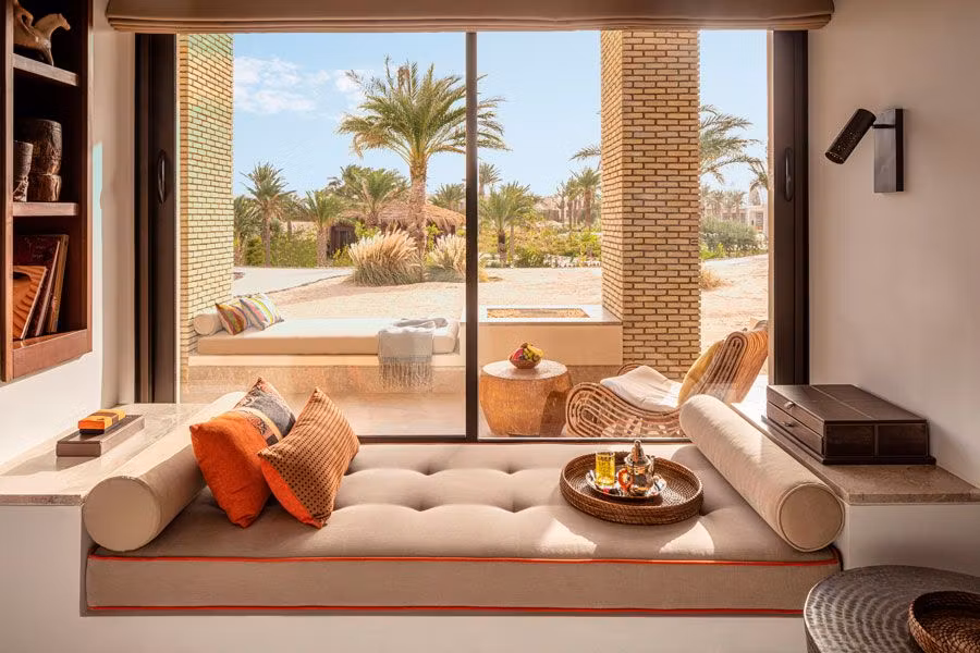 Terraza de la habitación Deluxe Sahara.