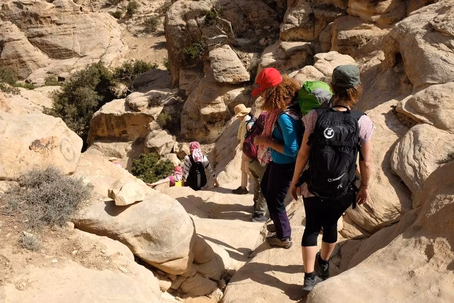 trekking little petra, ruta Jordania