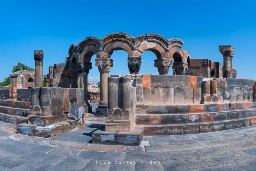 Catedral de Zvartnots, en Armenia