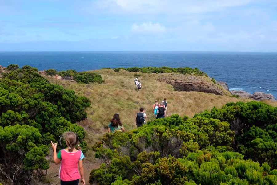 Senderismo en Agualva en Terceira