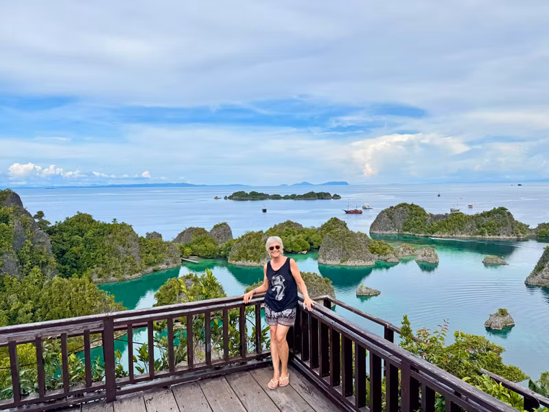 Sania Jelic en Raja Ampat.