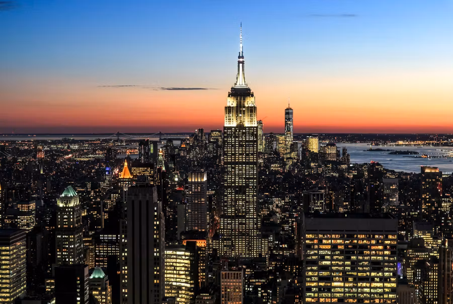 El Empire State domina el Midtown de Manhattan.